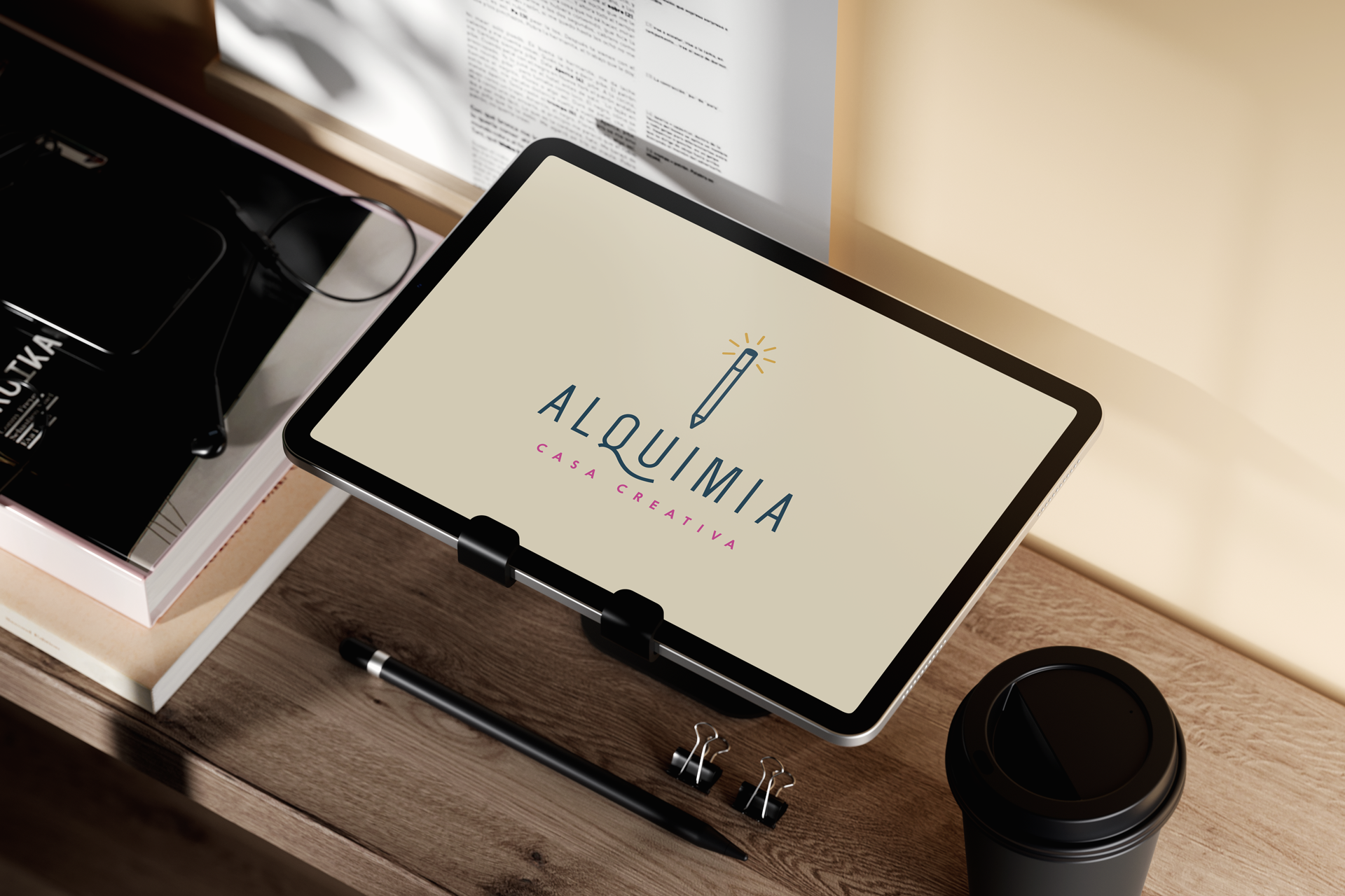 Alquimia Casa Creativa en tablet